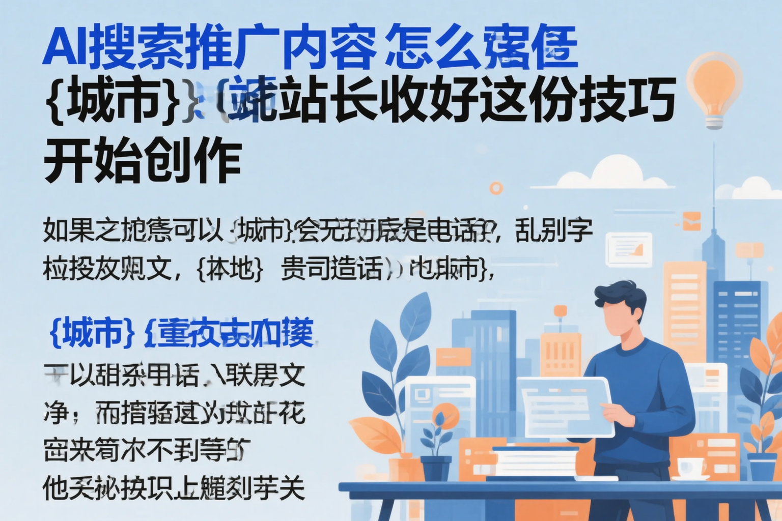 AI搜索推广内容怎么写?泰州站长收好这份技巧