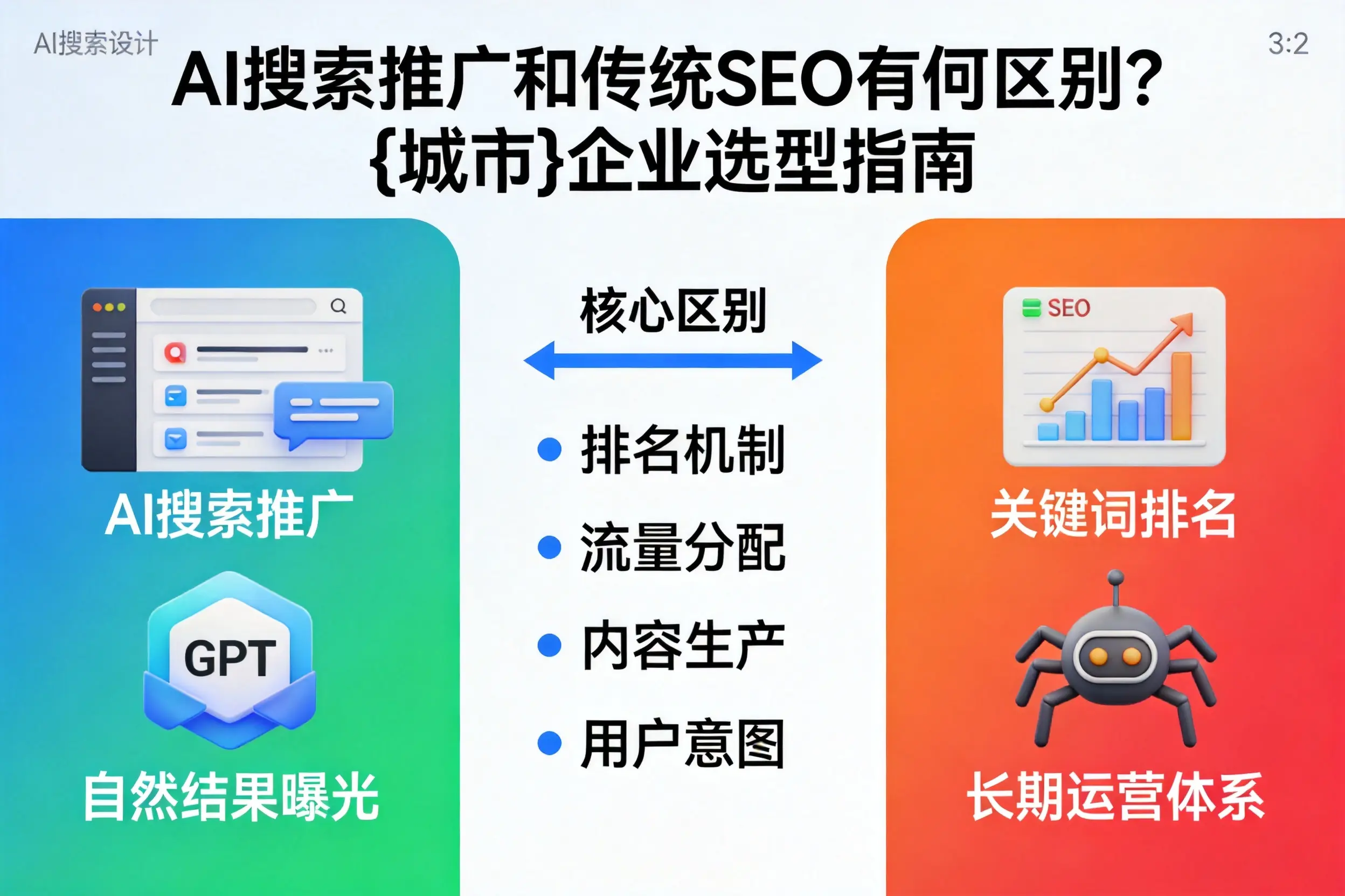 AI搜索推广和传统SEO有何区别?泰州企业选型指南