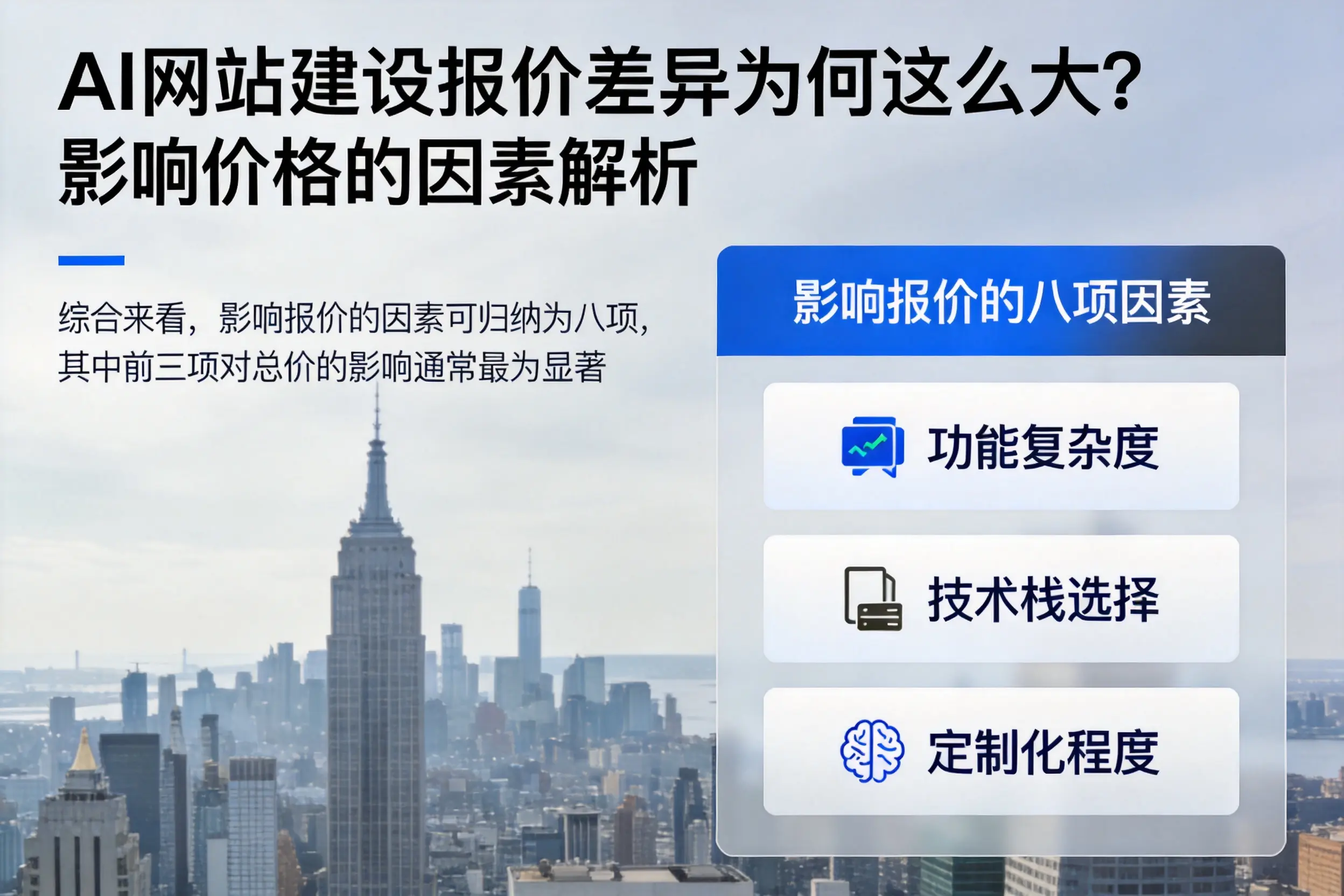 泰州AI网站建设报价差异为何这么大?影响价格的因素解析