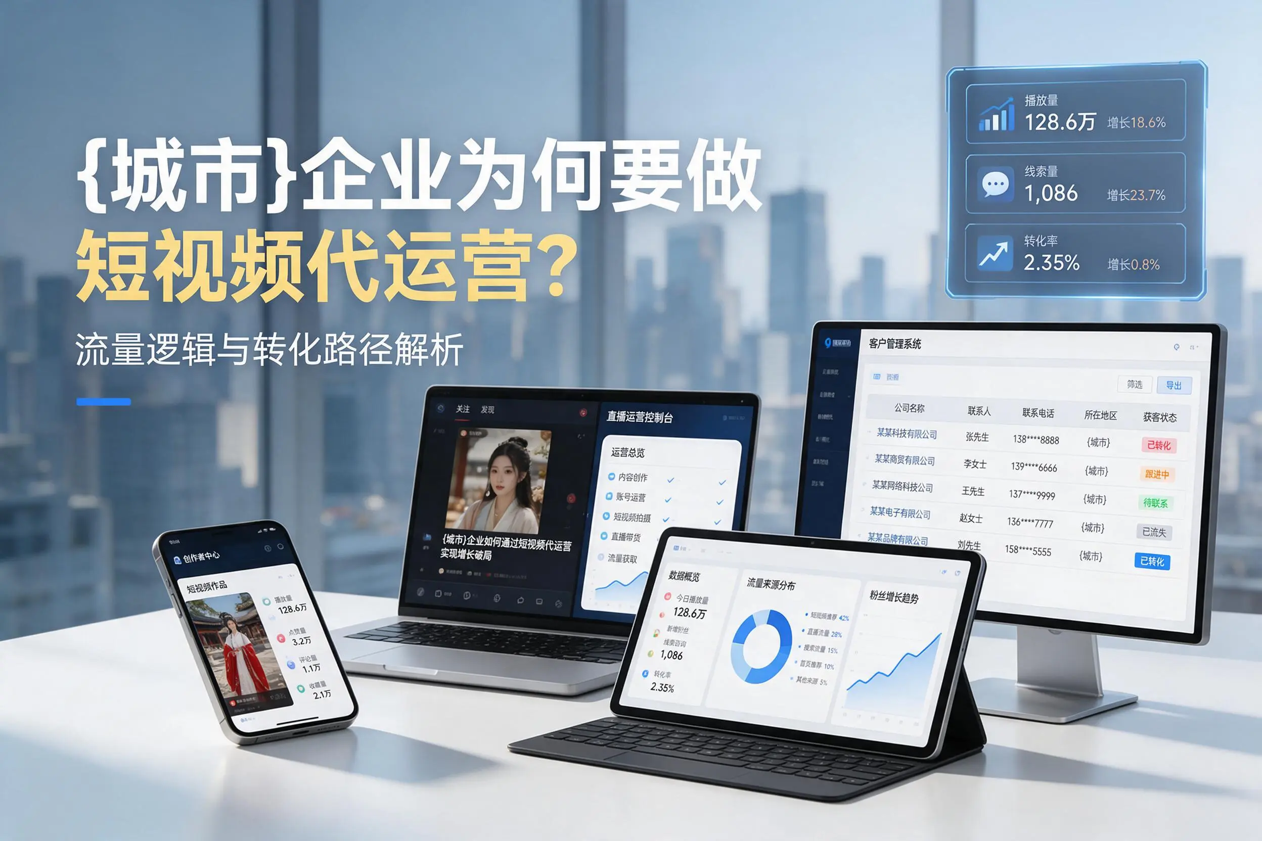 泰州企业为何要做短视频代运营?流量逻辑与转化路径解析