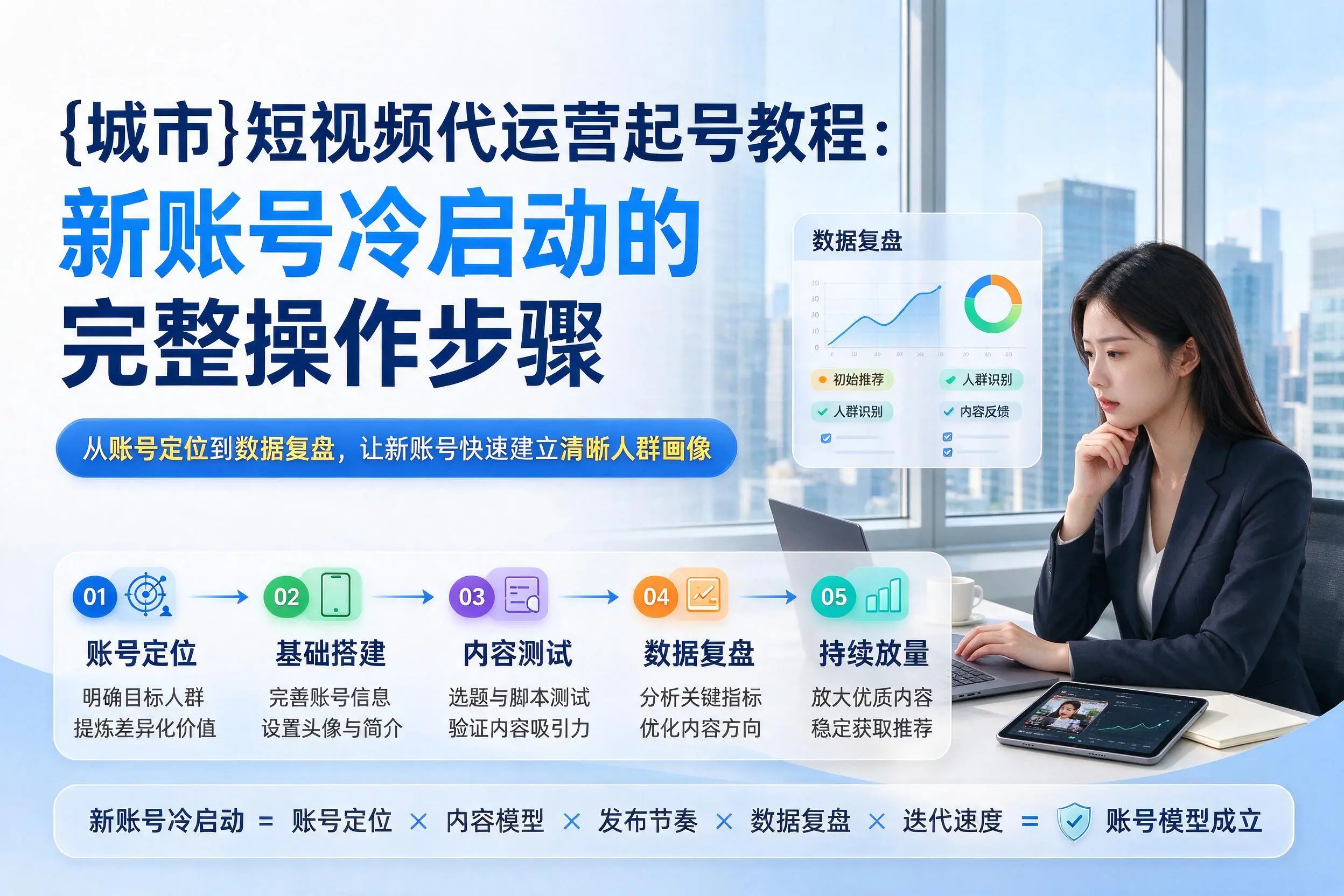 泰州短视频代运营起号教程：新账号冷启动的完整操作步骤