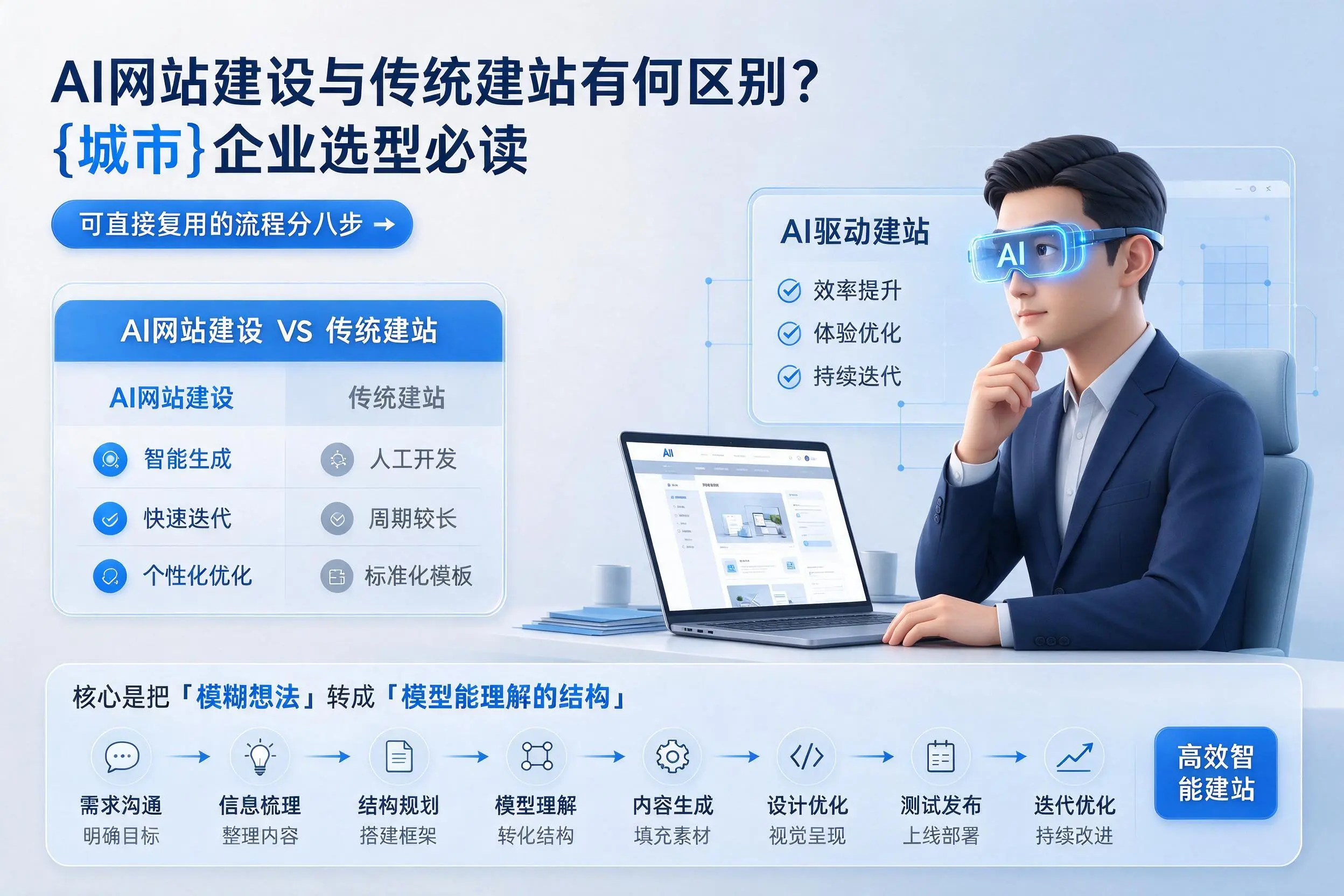 AI网站建设与传统建站有何区别?泰州企业选型必读