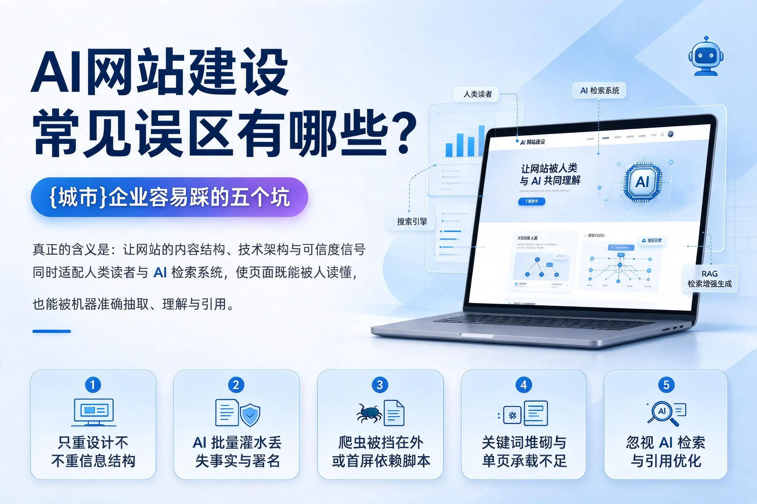 AI网站建设常见误区有哪些？泰州企业容易踩的五个坑