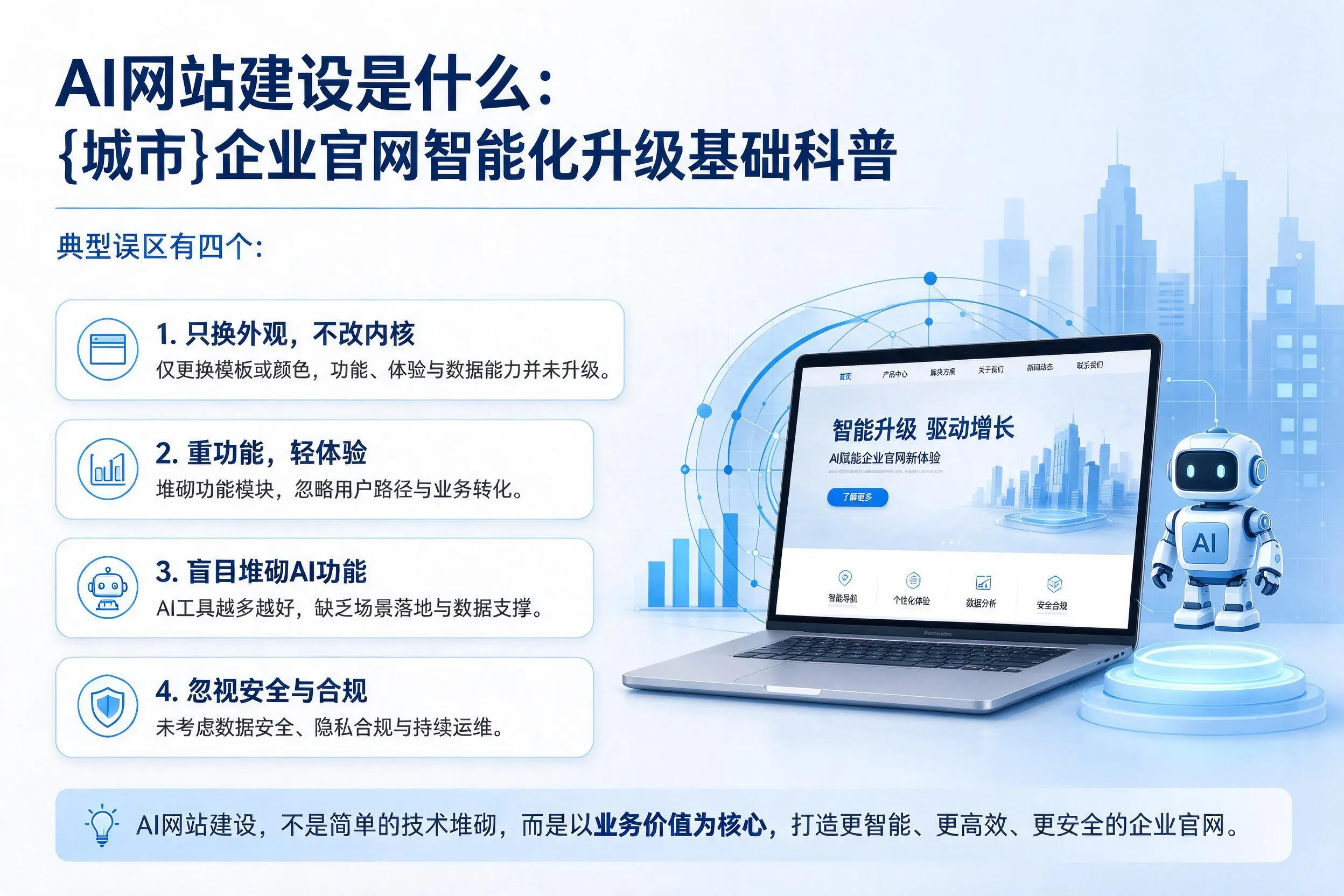 AI网站建设是什么：泰州企业官网智能化升级基础科普