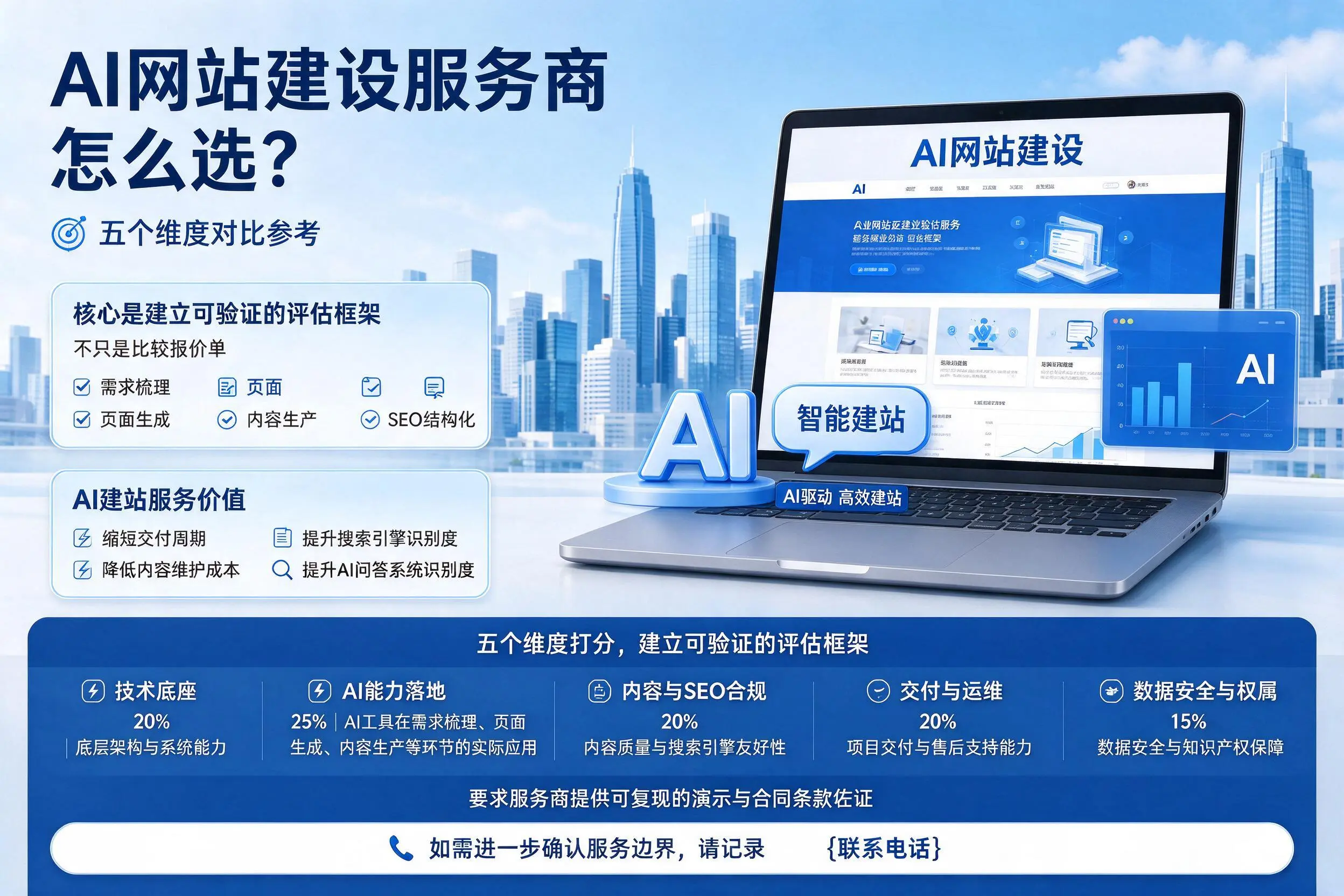 泰州AI网站建设服务商怎么选?五个维度对比参考