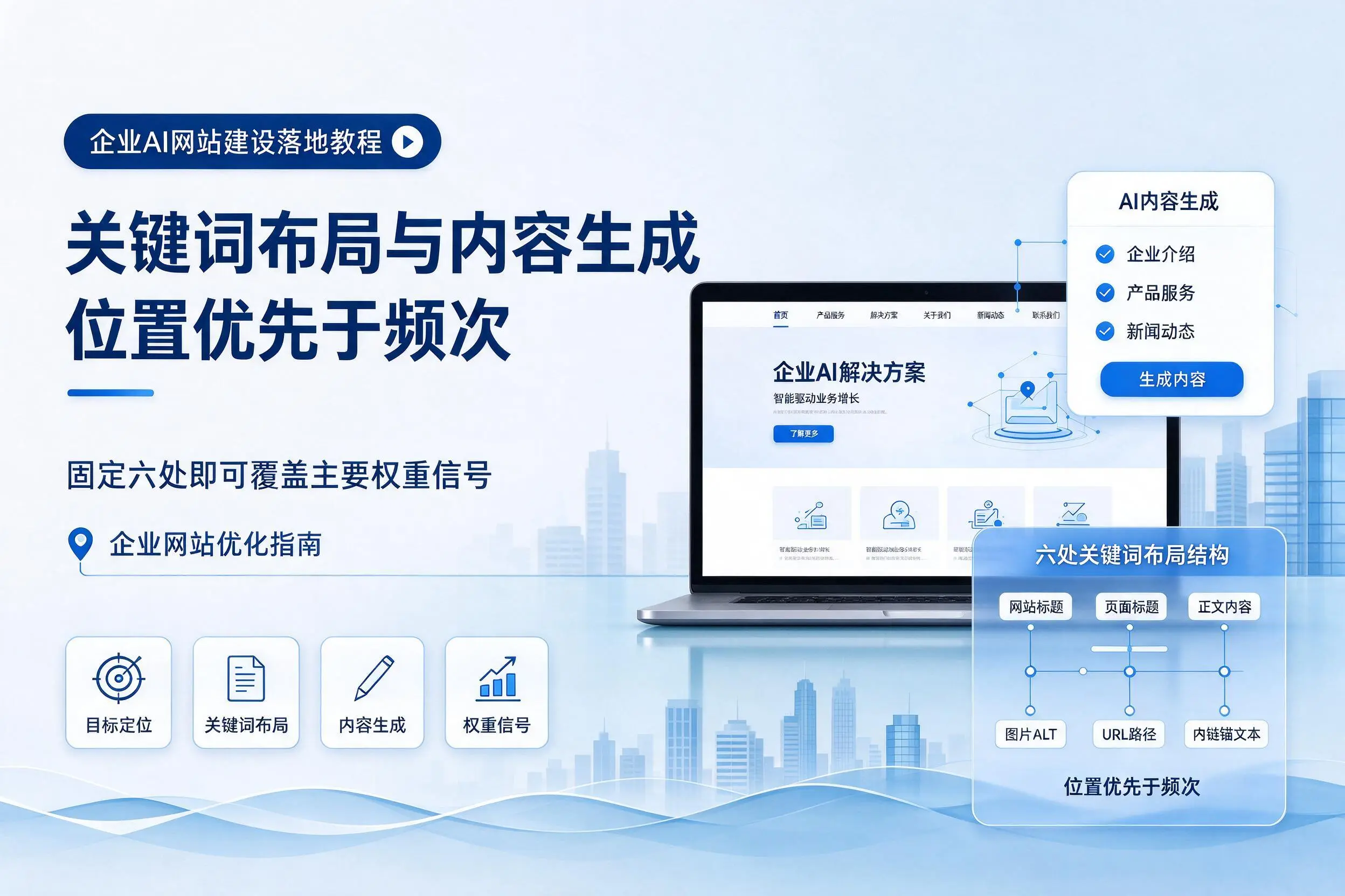 泰州企业AI网站建设落地教程：关键词布局与内容生成